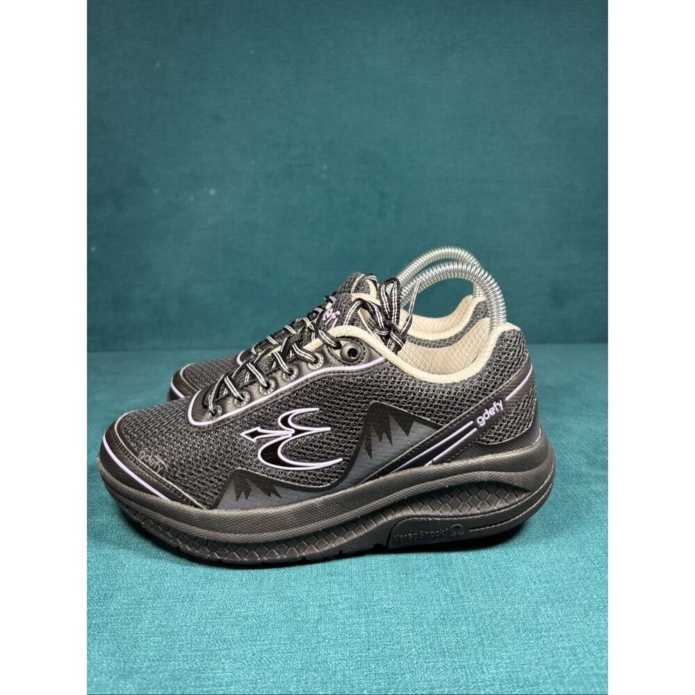 GoFy Gravity Defyer Women’s 6.5 Black Walking Shoes VersoShock Comfort TB9024FLP